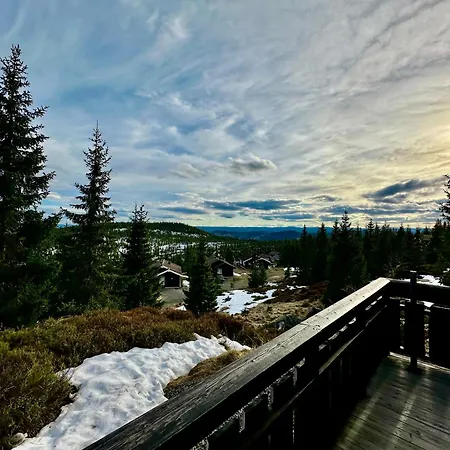 בית נופש Cozy Spacious With Sauna At Natrudstilen Sjusjøen